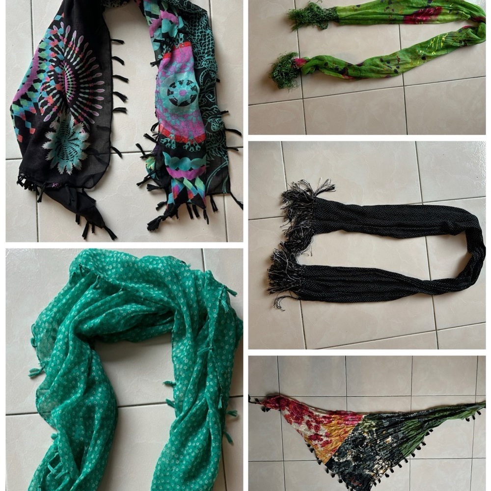 Colorful Women's Scarves Set (3)